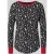 SKINY Pyjamabovendeel in all-over look met ronde hals