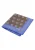 Boggi Milano Doek  royal blue/koningsblauw / taupe / wit