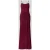 Mascara slim fit avondjurk met plooien