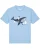 Watapparel Shirt ‘ Spacewhale ‘  lichtblauw / gemengde kleuren