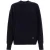 Middernachtblauwe kasjmiermix oversized trui