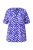 Ulla Popken Shirt  violetblauw / wit