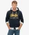 Vintage Logo Cali Hoodie met Relaxte Pasvorm Blauw