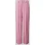 SWING Straight leg stoffen broek met persplooien