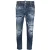 Dsquared2 Skater Jean Destroyed Reinforced Denim Blauwe Jeans