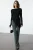 TRENDYOLMİLLA Dames Zwart Effen Lang Getailleerd Blouses