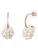 Lulu & Jane Oorbellen  rose-goud