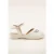 Palermo sandalen in gebroken wit