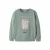 NAME IT KIDS sweater met print – groen
