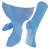 Dr.Socks – Extra brede oedeemsokken met grips – Blauw