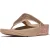 FitFlop Lulu crinkled-shimmer toe-post sandals