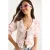 V-hals Bloemige Blouse