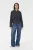 Overhemd met lang mouwen KBAyo Baggy fit navy