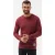 Ombre heren sweater bordeaux klassiek e185