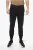 Skinny cargobroek met lage taille en trekkoord in de taille in zwart
