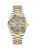 GUESS Analoog horloge ‘Connoisseur’  goud / grijs / groen