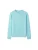 GOBI Cashmere Trui ‘Women’s Essential Cashmere Crewneck Sweater’  cyaan blauw