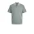 JACK & JONES CORE regular polo met ingebreid patroon grijsgroen