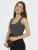 Only Onlea Glitter S/l 2-ways Top Jrs Noos Tops En Singlets Black Silver Glitter