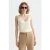 Scotch & Soda Jersey Woven Tank Off White