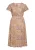 usha Jurk met paisleyprint Dames lila veelkleurig