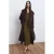 Mango maxi jurk kaki