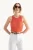 Ronde Hals Ribbel Mesh Tanktop