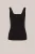 WE Fashion – Dames nauwsluitend singlet – Zwart – Katoen –