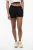Nylon CRISPY Shorts met Mesh Zijband in Zwart