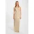 Morgan maxi jurk met pailletten champagne