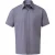 Premier Herenshirt met korte mouwen Popeline (Staal)