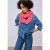 Street One Dames Sjaal met lus in effen kleur in Pink