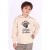 B.Nosy rechtvallende hoodie met print – ecru