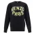Kenzo Paris groot logo zwart sweatshirt