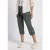 Street One Dames 3/4 satijnen broek met zakken in Groen