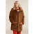River Woods Teddy Coat 2 Pockets Brown