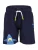 BLUE SEVEN Broek  marine / saffier / lichtgeel / wit