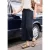 Broek met Mid Waist-taille en Wide Leg-pijpen in linnenlook
