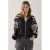 Summum gebloemde top zwart