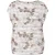 Transparante top met print en een subtiel botanisch motief in neutrale tinten.