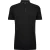 Boss Herenpoloshirt ‘Paddy’ met contrasterende boorden (Massief zwart)