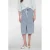 Geisha denim gebloemde spijkerrok light blue denim