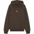 Hugo Heren Logo Katoen Overhead Relaxed Fit Hoodie (Donkerbruin)