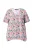 Ulla Popken Shirt  rood / lichtrood / zwart / wit