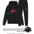 Malelions Junior Essentials Tracksuit | Black/Red