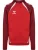 Hummel Sportief sweatshirt ‘Lead 2.0’  roestbruin / rood / wit