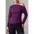 TRENDYOLMİLLA Dames Paars Effen Driekwart mouw Regular fit Blouses