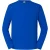 Fruit of the Loom Heren Iconic 195 Premium Ringspun Cotton T-shirt met lange mouwen (Koningsblauw)