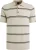 Vanguard Knitted Poloshirt Streep Beige