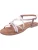 Tamaris Sandalen met riem  champagne / zilver